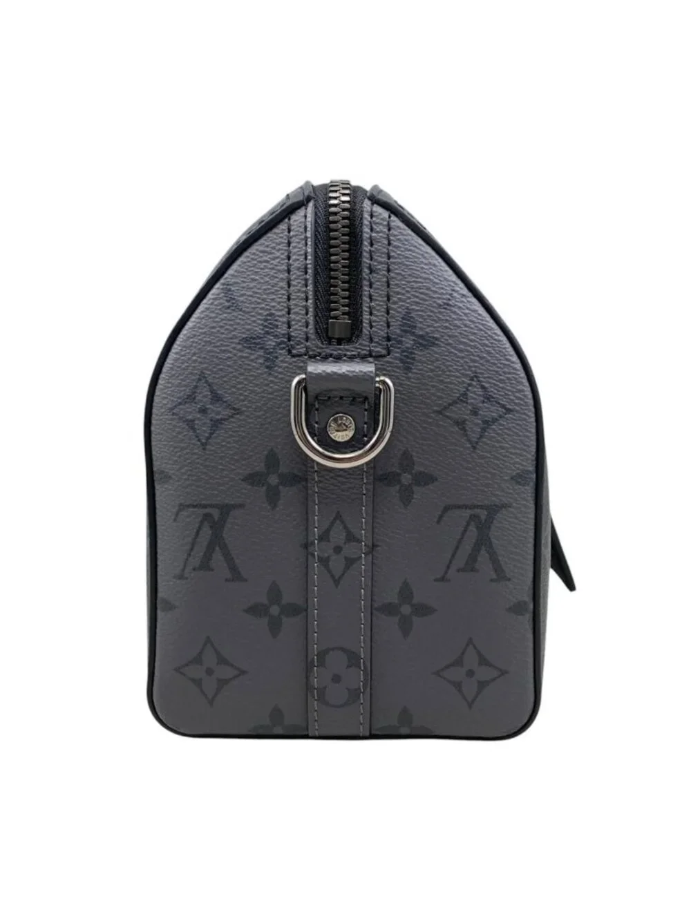 Louis Vuitton City Keepall Shoulder Bag Monogram Eclipse Black Gray